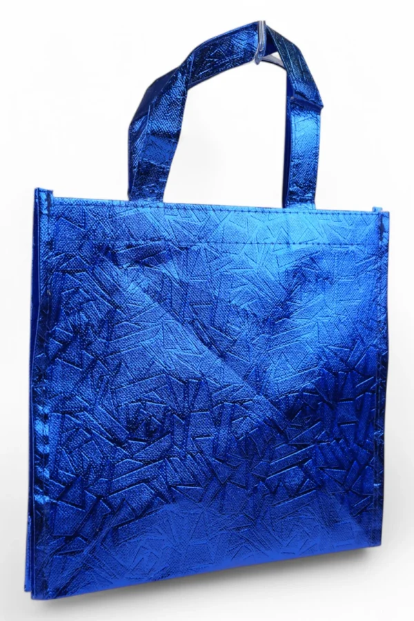 Sacoșă Cumpărături Textil (Albastru Electric, 28Cm X 25Cm X 12Cm)