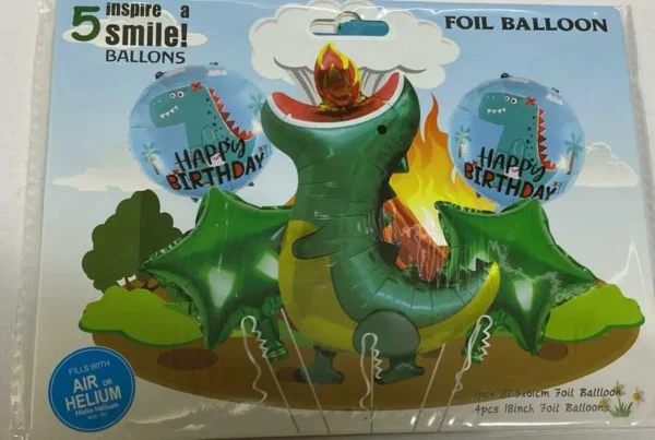 BALON DINOZAUR 5PCS