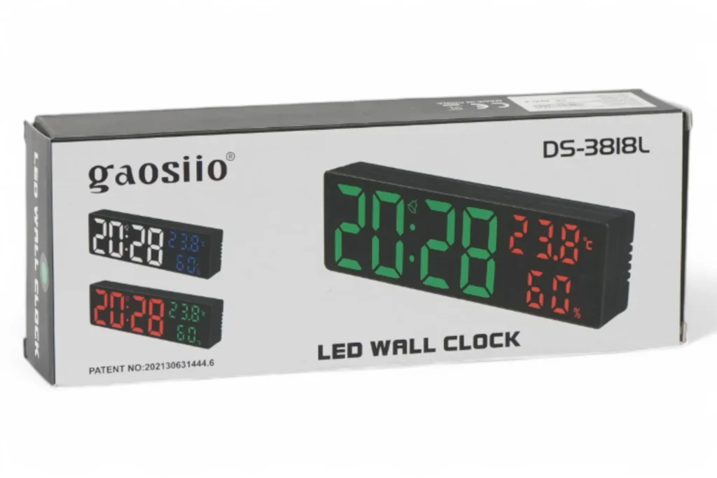 Ceas De Perete Led Gaosiio