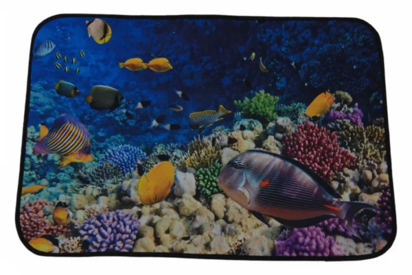 Covoraș Cu Model Acvatic (40Cm X 60Cm)