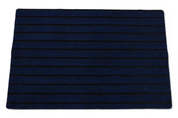Covoraș În Dungi (40Cm X 60Cm, Albastru Cu Negru) - imagine 2