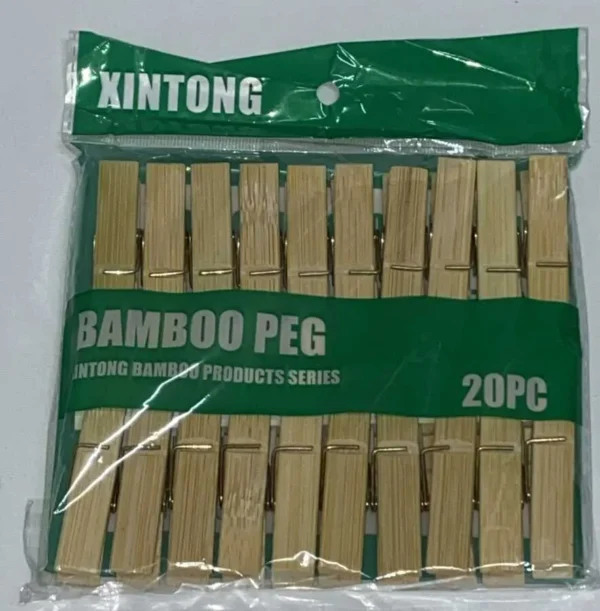 SET CARLIGE BAMBUS 20PCS