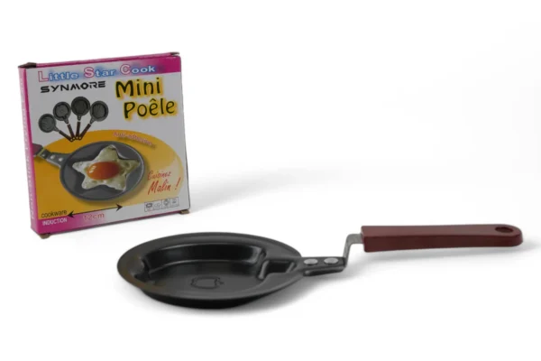 Mini Tigaie Pentru Ouă (Formă De Măr) - imagine 3