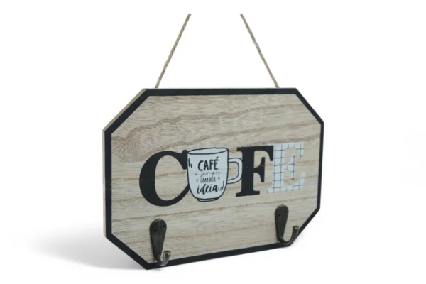 Cuier Cu 4 Agățători "Cafe" - imagine 2