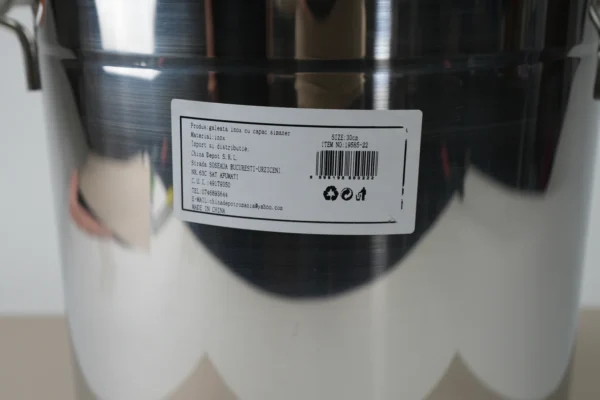 Oală Din Inox Cu Capac
