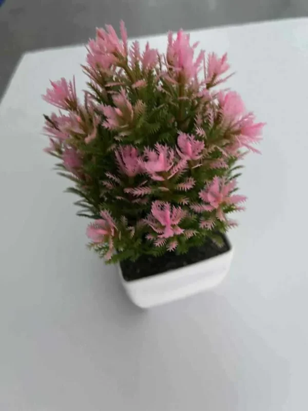 18CM - GHIVECI CU FLORI ARTIFICIALE