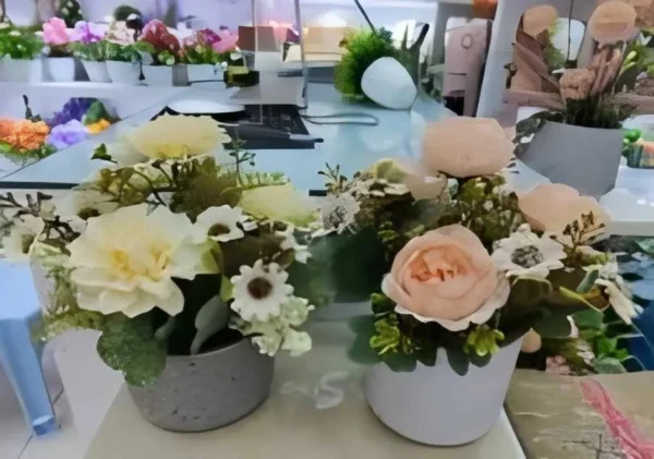 FLORI ARTIFICIALE GHIVECI