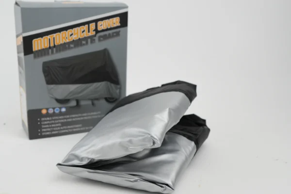 Husă Pentru Motocicletă (Negru Cu Gri, M - 203Cm X 89Cm X 122Cm)