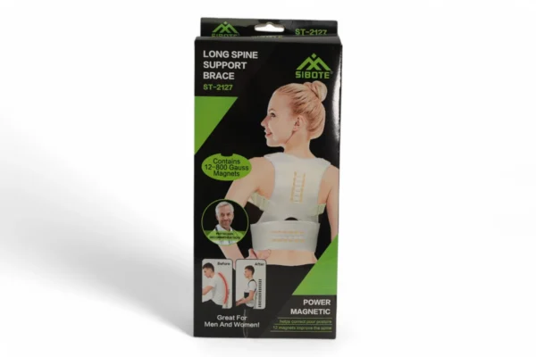 Corset Pentru Corectarea Coloanei Vertebrale (Negru) - imagine 2