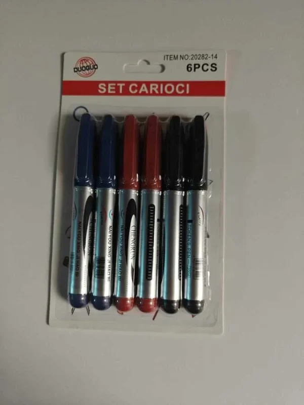 SET MARKER DUBLU CAPAT 6PCS