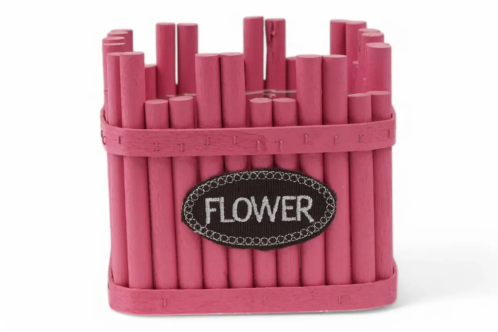 Coș De Flori (Roz)