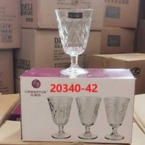 14*8.5CM -SET 6 PAHARE STICLA PICIOR14*8.5CM