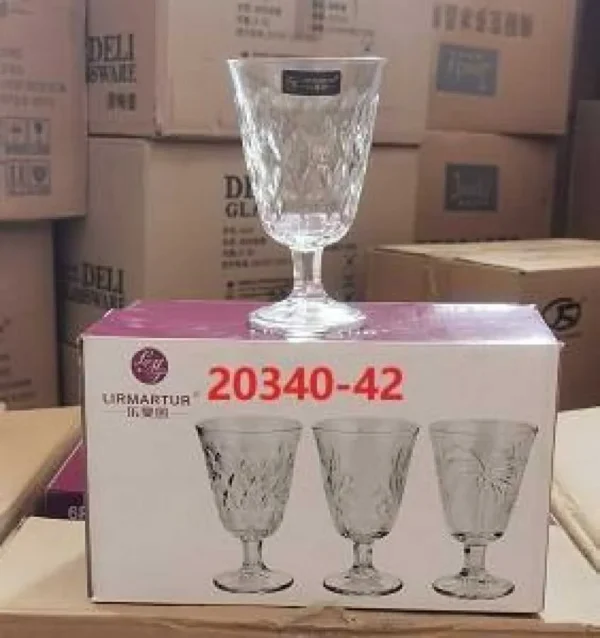 14*8.5CM -SET 6 PAHARE STICLA PICIOR14*8.5CM