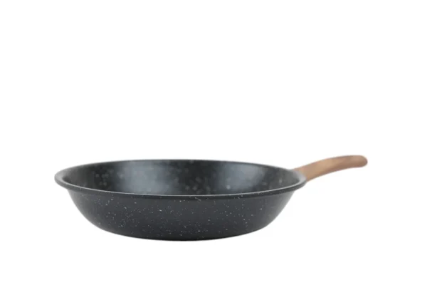Tigaie Cu Mâner De Lemn (Negru, 20Cm)