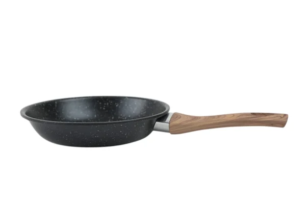 Tigaie Cu Mâner De Lemn (Negru, 20Cm) - imagine 2