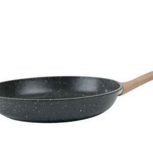 Tigaie Cu Mâner De Lemn (Negru, 26Cm)