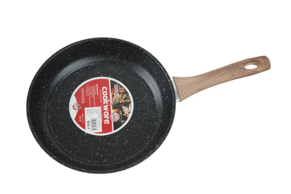 Tigaie Cu Mâner De Lemn (Negru, 26Cm) - imagine 2