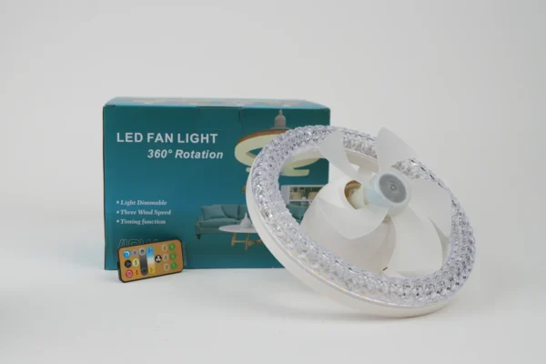 Plafonieră Dimabilă Cu Ventilator