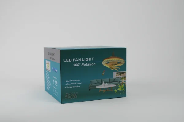 Plafonieră Dimabilă Cu Ventilator - imagine 2