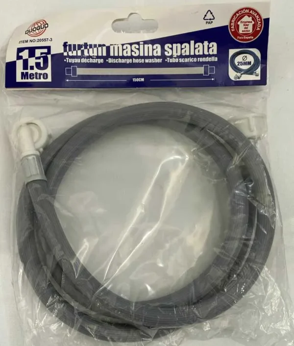 1.5M - FURTUN DE MASINA DE SPALAT 1.5M
