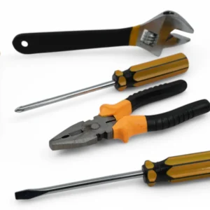 Set Scule (Cutter, Ruletă, Șurubelniță X2, Patent, Cheie Papagal)