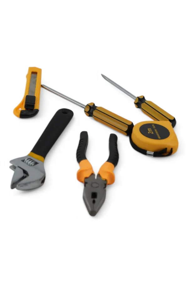 Set Scule (Cutter, Ruletă, Șurubelniță X2, Patent, Cheie Papagal) - imagine 3