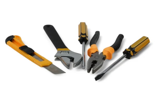 Set Scule (Cutter, Ruletă, Șurubelniță X2, Patent, Cheie Papagal) - imagine 5