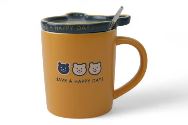 Cană Cu Linguriță "Have A Nice Day" - imagine 2