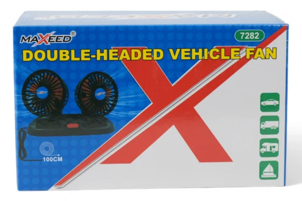 Ventilator Auto Cu Două Capete Mini - imagine 2