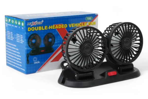 Ventilator Auto Cu Două Capete Mini - imagine 4