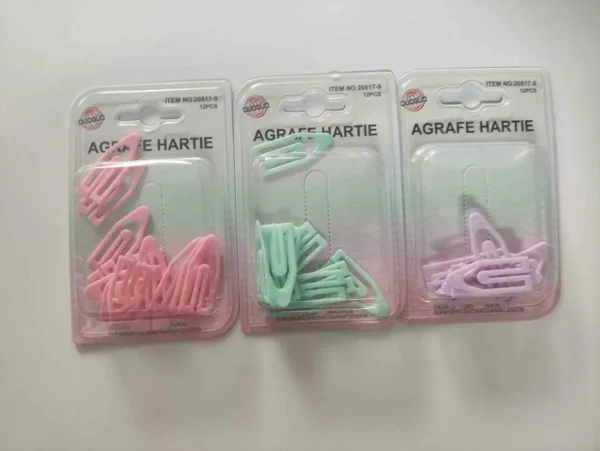 12PCS - AGRAFE HARTIE