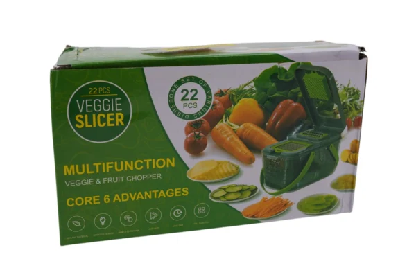 Răzătoare Multifuncțională Pentru Legume (Verde) - imagine 2