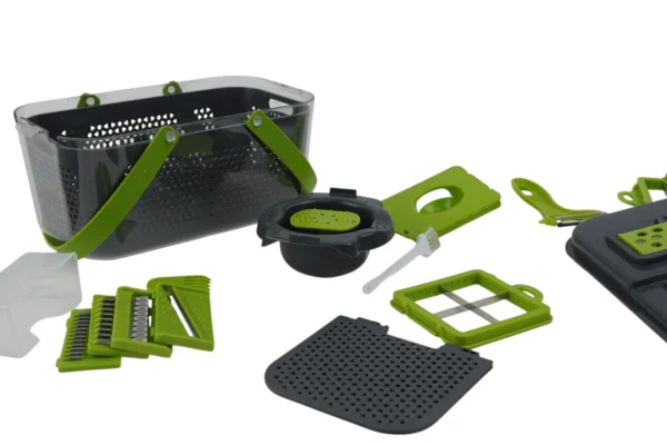 Răzătoare Multifuncțională Pentru Legume (Verde) - imagine 4