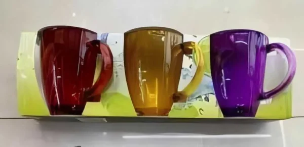 3PCS - SET DE PAHARE DIN STICLA 3PCS
