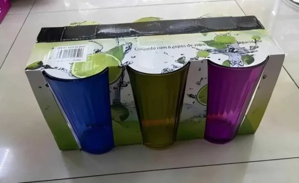 380ML 6PCS - SET DE PAHARE DIN STICLA 380ML 6PCS