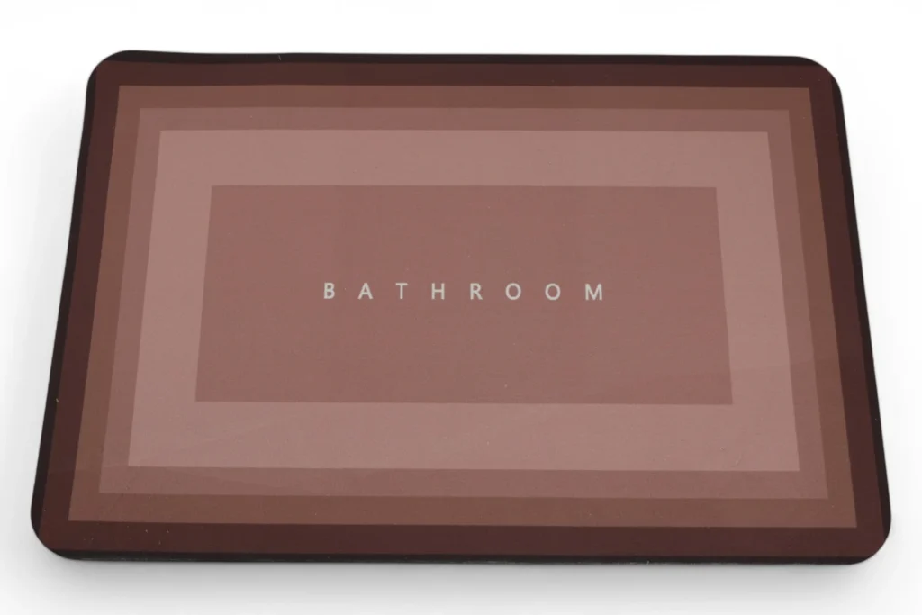 Covor Antialunecare "Bathroom" (Degrade Maro, 38Cm X 58Cm)