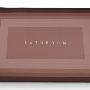 Covor Antialunecare "Bathroom" (Degrade Maro, 38Cm X 58Cm)