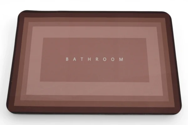 Covor Antialunecare "Bathroom" (Degrade Maro, 38Cm X 58Cm)