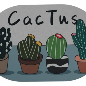 Covor Antialunecare (Cactus, 38Cm X 58Cm)