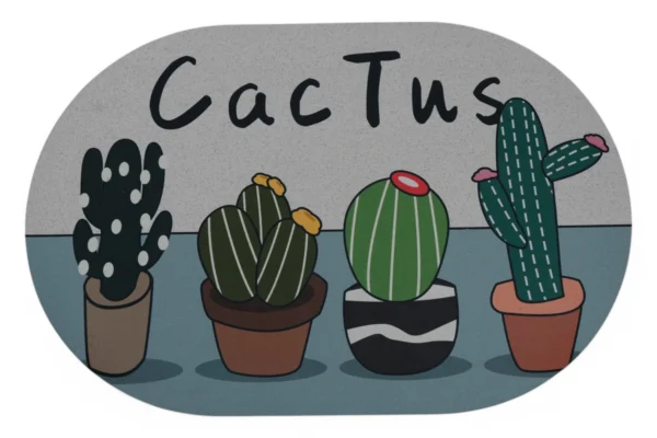 Covor Antialunecare (Cactus, 38Cm X 58Cm)
