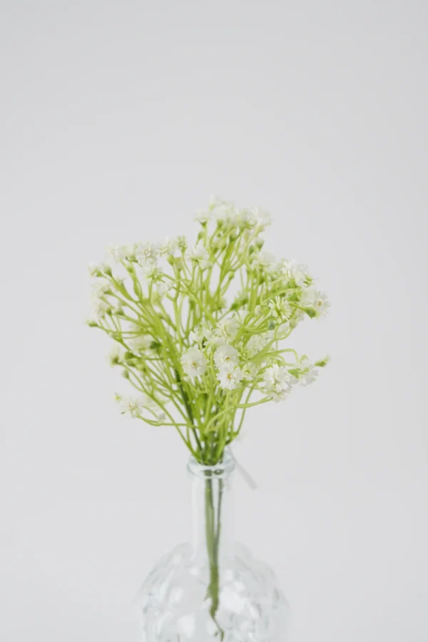 Buchet Flori De Camp Artificial (Alb) - imagine 2
