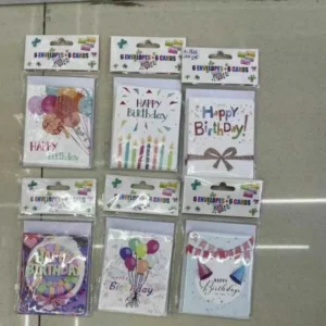 SET FELICITARI  6+6PCS
