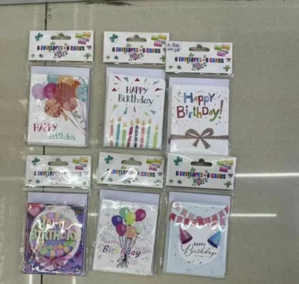 SET FELICITARI  6+6PCS