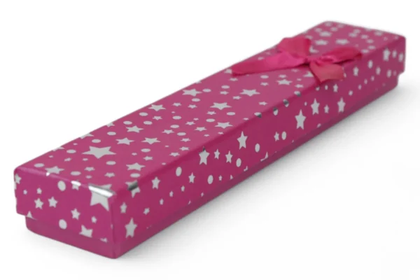 Cutie De Cadou (Roz Cu Stele Argintii) - imagine 2
