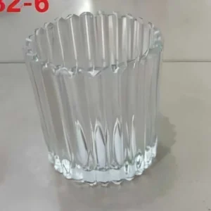 7.5*7CM - SUPORT DIN STICLA PENTRU LUMANARI 7.5*7CM