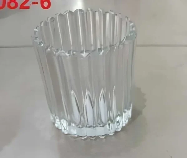 7.5*7CM - SUPORT DIN STICLA PENTRU LUMANARI 7.5*7CM
