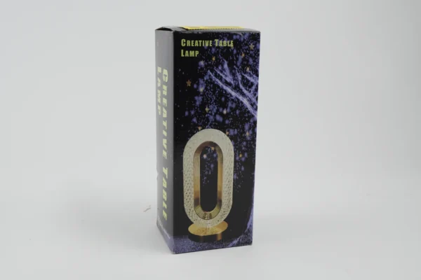 Lampă De Masă Usb (Formă Oval, Aurie) Bi-Color - imagine 2