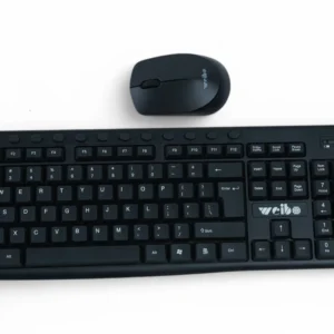 Set Tastatură Cu Mouse Wireless (Wb-8012, Negru)