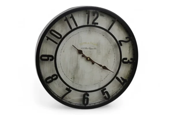 Ceas De Perete Vintage "Hotel Du Palais" (30Cm)