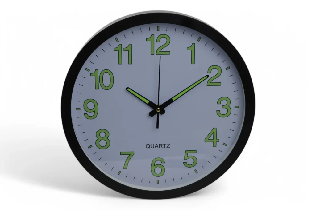 Ceas De Perete (Cu Accente Verde Neon, 30Cm)